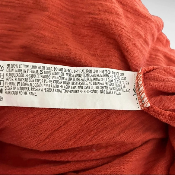 FOREVER 21 Women's Rust/Orange Sleeveless Skater Mini Dress Medium | EUC - Picture 8 of 8